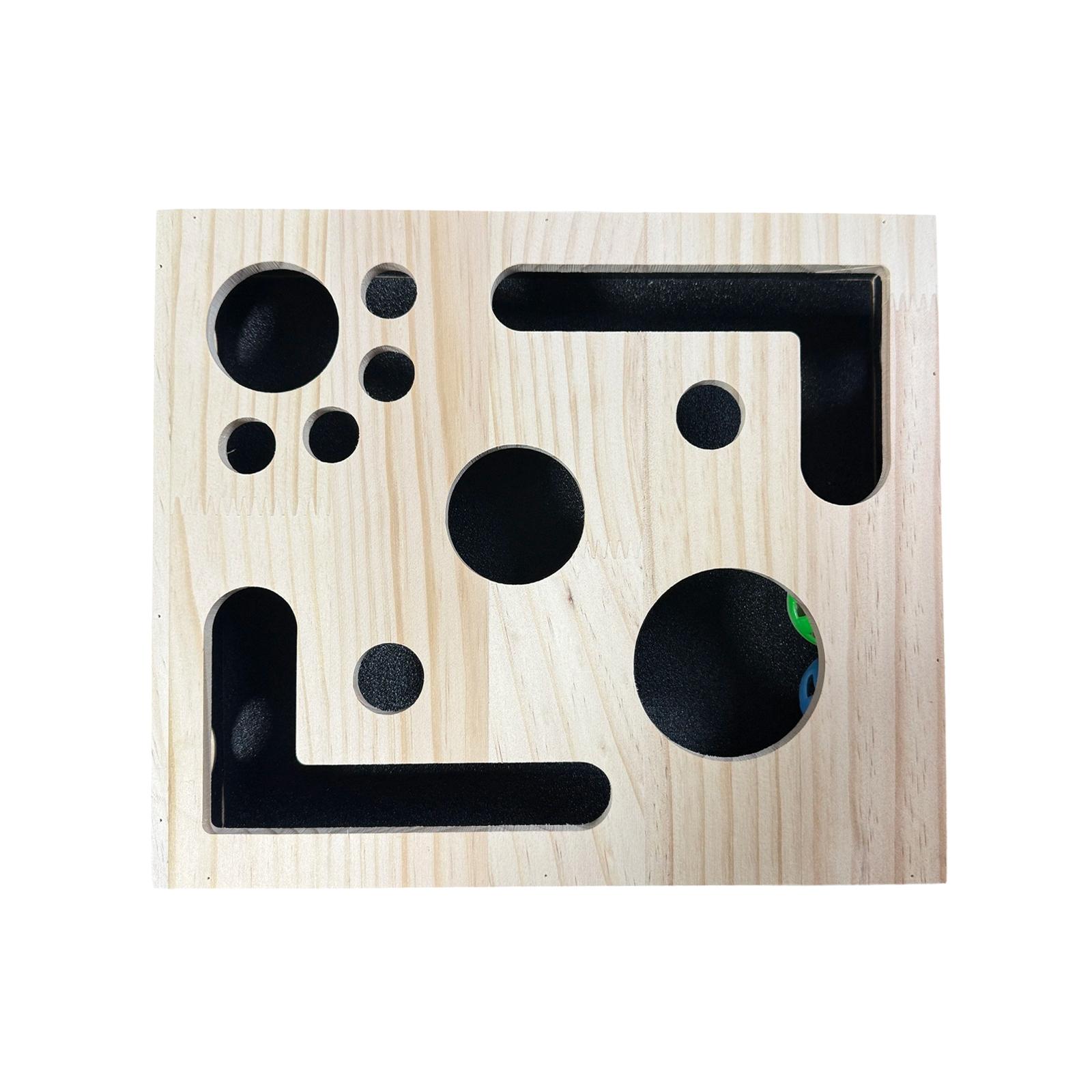 Коробка для обогащения царапанием пилочкой для ногтей, Коробка для обогащения царапанием-пазлом, Без стресса для когтерезок и точилок, Наждачная бумага внутри для царапания в помещении One Size